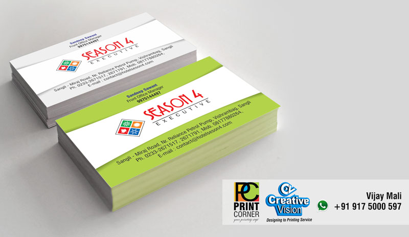 Business Cards, Size : 93mm X 54 mm