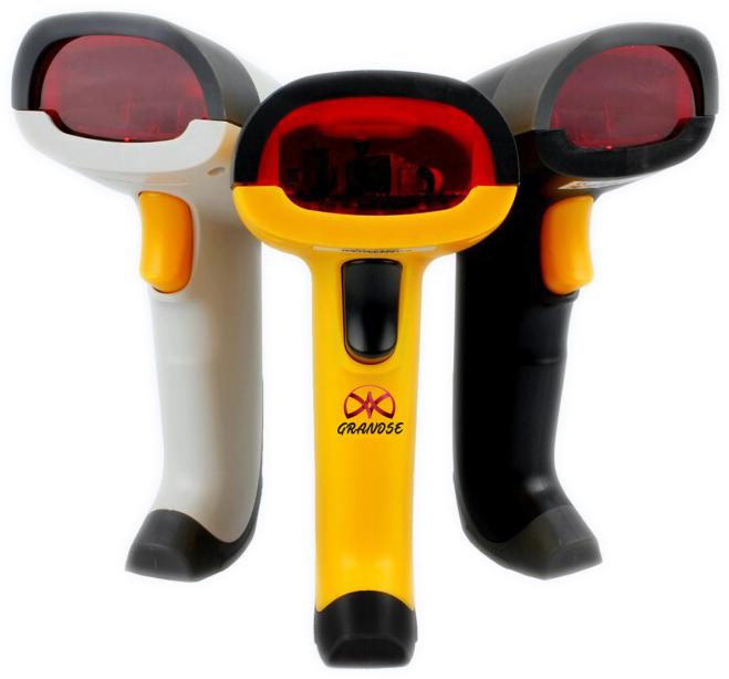 129g (without stand) Grandse Barcode Scanner wireless, Interface Type : USB port for battery cha