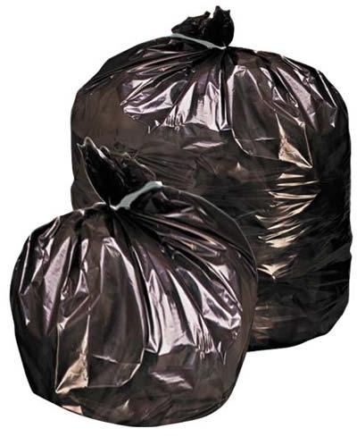 Black Garbage Bags