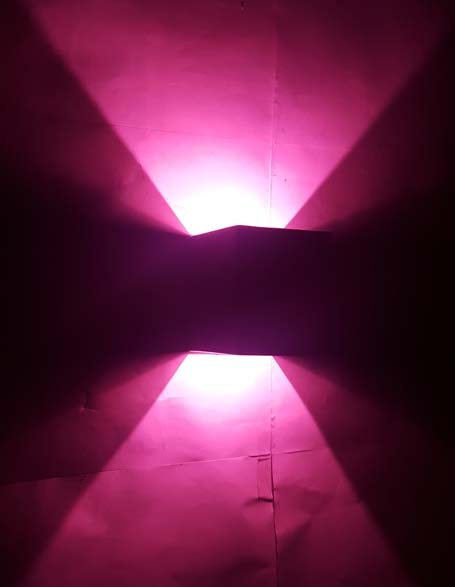 Decoradda Cut Pink 1w Led Wall Ceiling Light