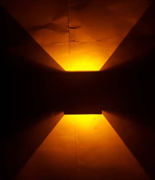 Decoradda Cut Yellow 1w LED Wall Ceiling Light