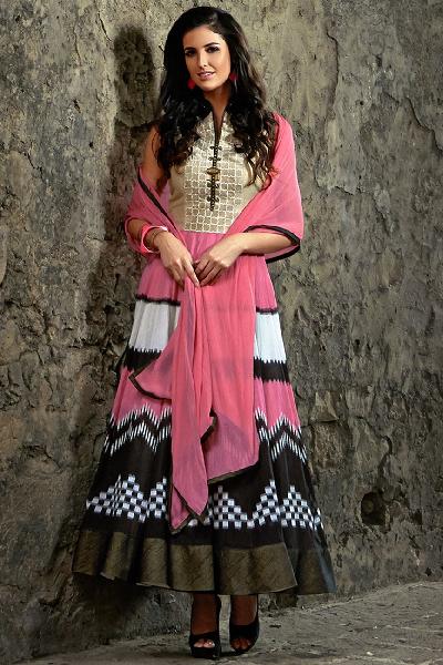 Designer Embroidery Anarkali suit as JN10016, Size : XL 40
