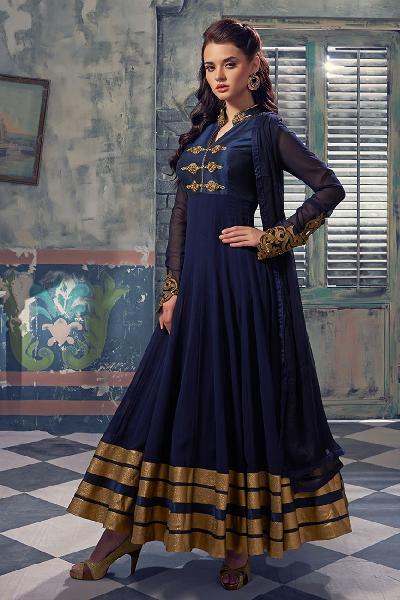 Designer Embroidery Anarkali suit as JN10019