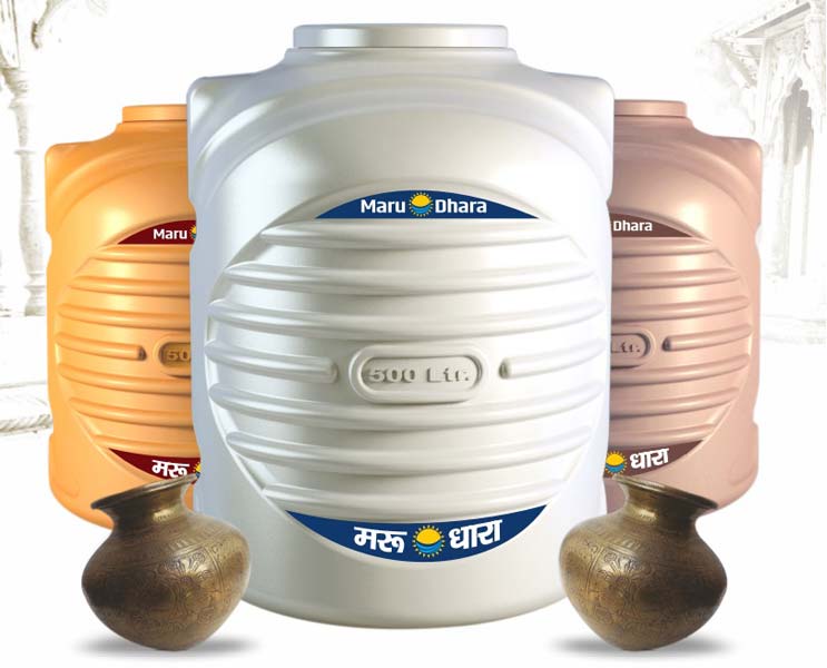 Marudhara Water Tank, Size : 300 liter, 500 Liter, 750 Liter, 1000 Liter