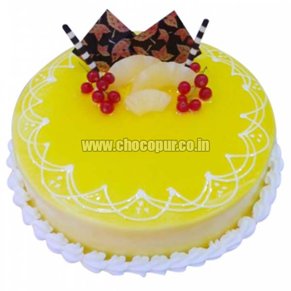 Fresh Pineapple Party Cake