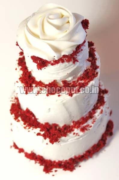 Royal Red Velvet Party Cake