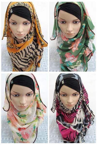 Plain ladies scarves, Style : Antique