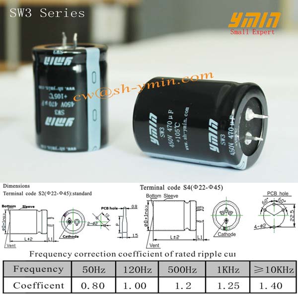 Electrolytic Capacitor for Electric Vehicle Charging Piles EV Charger