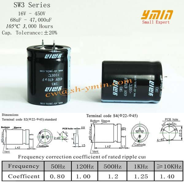 Electrolytic Capacitor For EV Charging Piles EV Charging Post