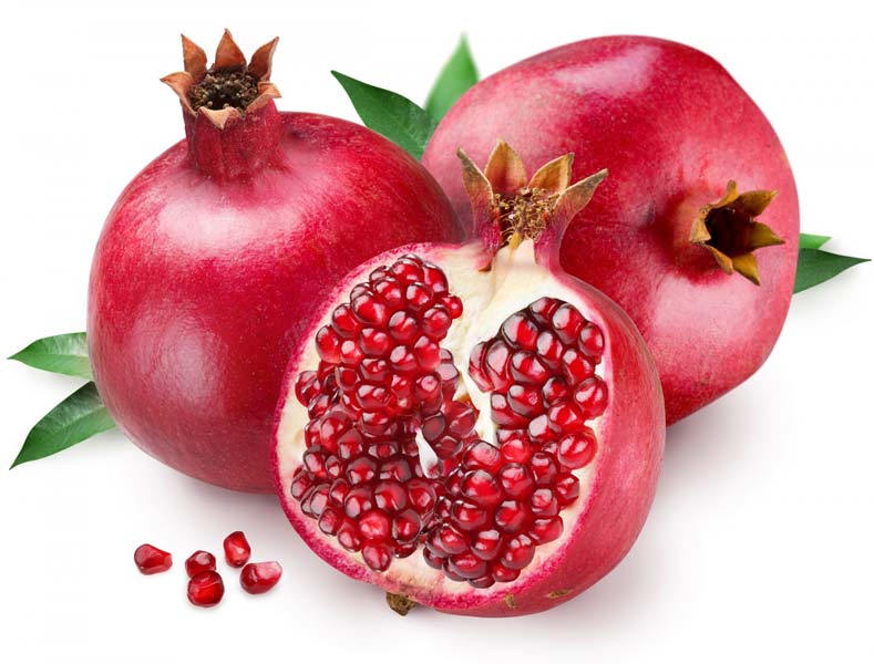 Organic fresh pomegranate, Packaging Type : Net Bag, Wooden Box