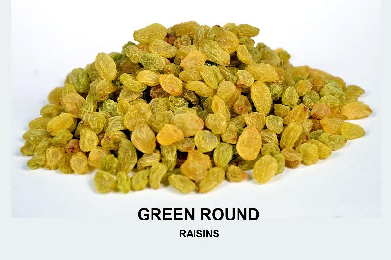 Round Green Raisins
