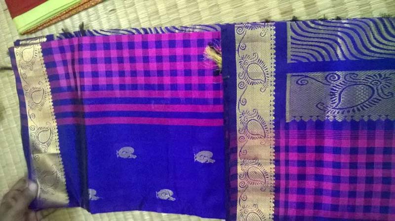 Printed Plain Silk Saree, Occasion : Casual Wear, Party Wear