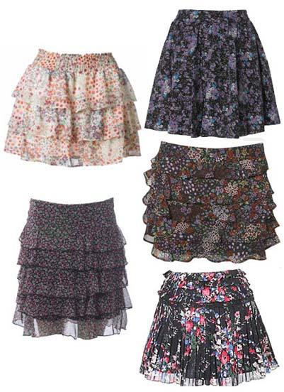 Short Chiffon Skirts