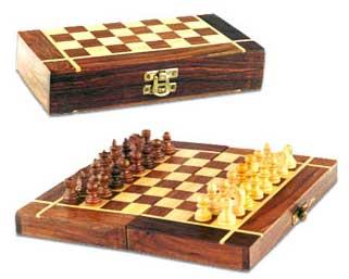 WG-02 Wood Chess Board