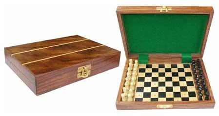 WG-04 Wood Chess Board