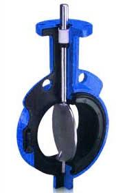 Brass BFV-02 Butterfly valves, Color : Blue