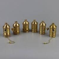 brass lamp holders caps