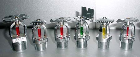 Polished Aluminium Fire Sprinklers, for Colleges, Hotels, Malls, Offices, Parkings, School, Feature : Durable