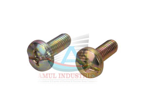 Mild Steel (MS) Brass MUSHROOM COMBINATION HEAD, Length : 4 MM to 150 MM 3/16” to 6”