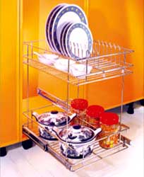 SS Elegant Pull Out Trolley