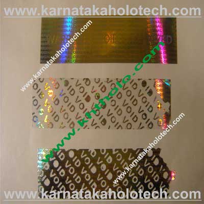 Text Tempered Holographic Seal