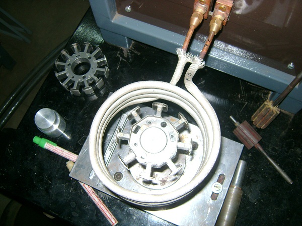 Rotor Preheating For Powder Coating