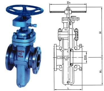Dark Polk Flat Panel Gate Valve