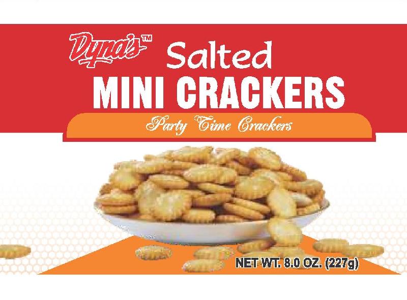 MINI CRACKERS biscuits