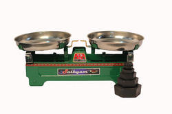 Sathyam Weighing Scale Both Side Steel Dish