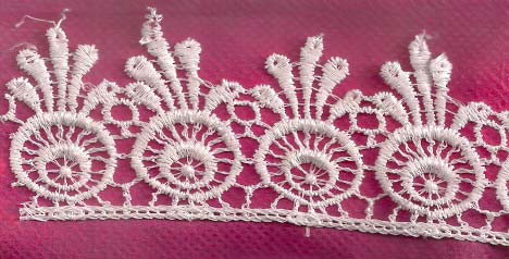 EMBROIDERED LACE