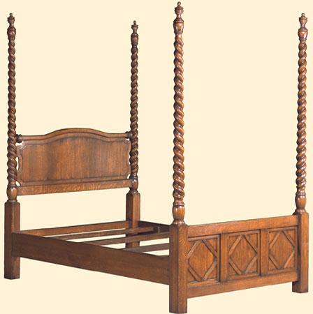 AT-WBD-07 Wooden Bed