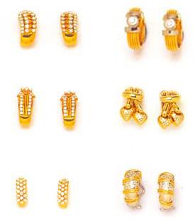 Gold Earrings  GE - 02