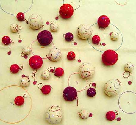 Felt Christmas Balls