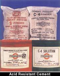 Acid Resistant Cements