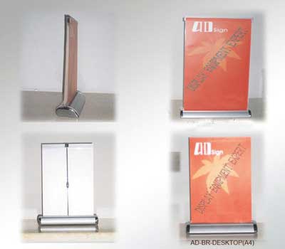 Desk Top Rollup Banner Stand