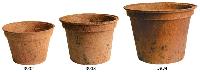 Curved Non Polished Coir Pots, for Growing Plants, Style : Antique, Modern