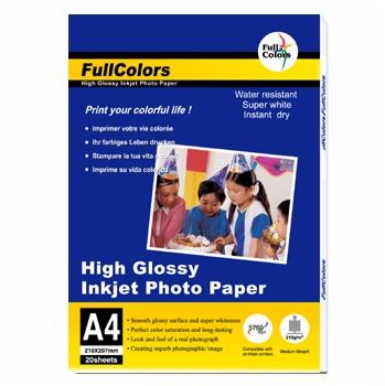 Full Color Inkjet Color Paper