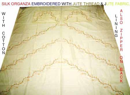 Silk Organza Bed Cover