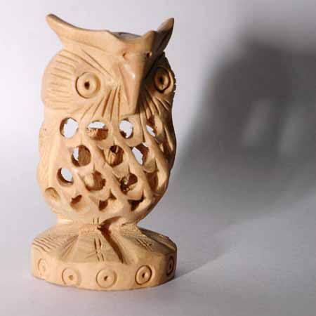 Wooden Owl  IL-0043