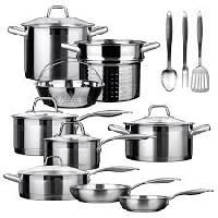 steel kitchen set