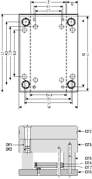 Mould Base For Die Casting Dies