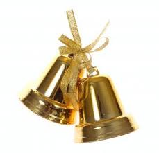 Christmas bell ornament