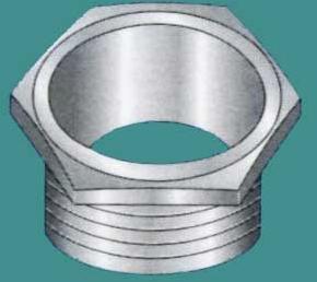 Polished Stainless Steel Thread Reducer, for Industrial