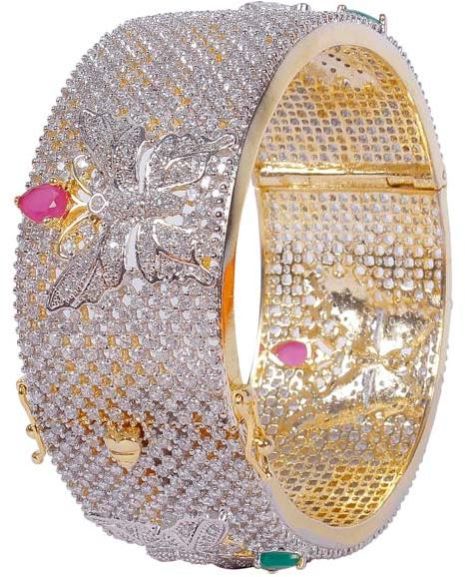 Designer Indian Diamond Look Openable Bangles