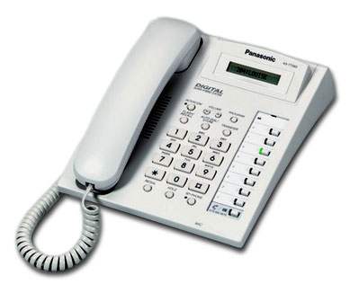 Panasonic PBX System Phone KXT7565 White Color Digital Phone