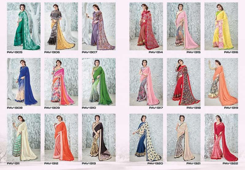 Pavitra vol 13 sarees at my style store
