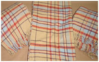 West Checks Blankets, Size : 140 cms x 150 cms