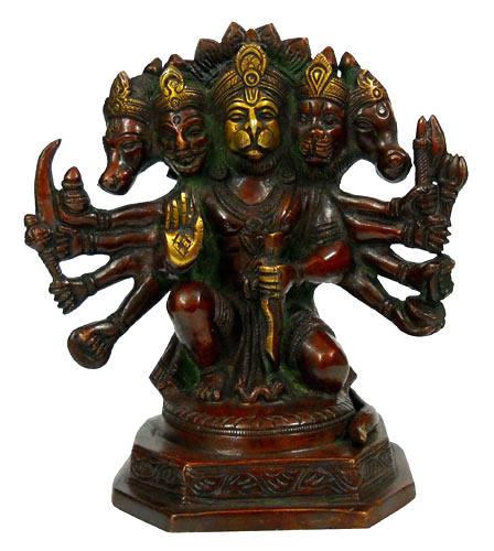Hanuman brass statue