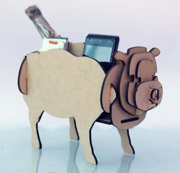 Pig Shaped Mobile NoteBook Stand