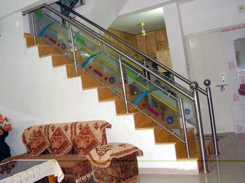 Stainless Steel glass Railing 01